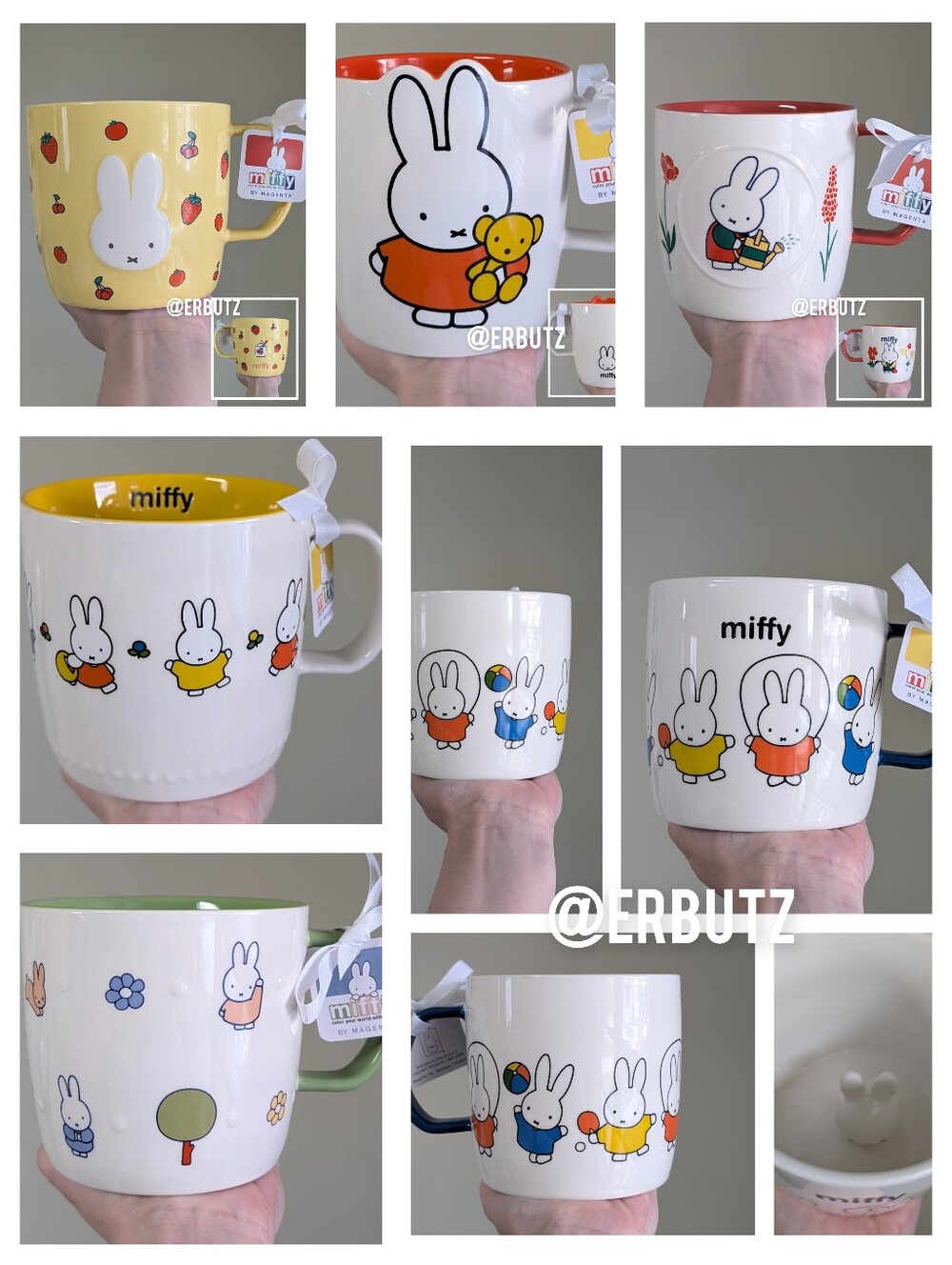Miffy x Magenta Summer Fruit Miffy Mug, Allover Design 🍓🍒 - Picture 8 of 8